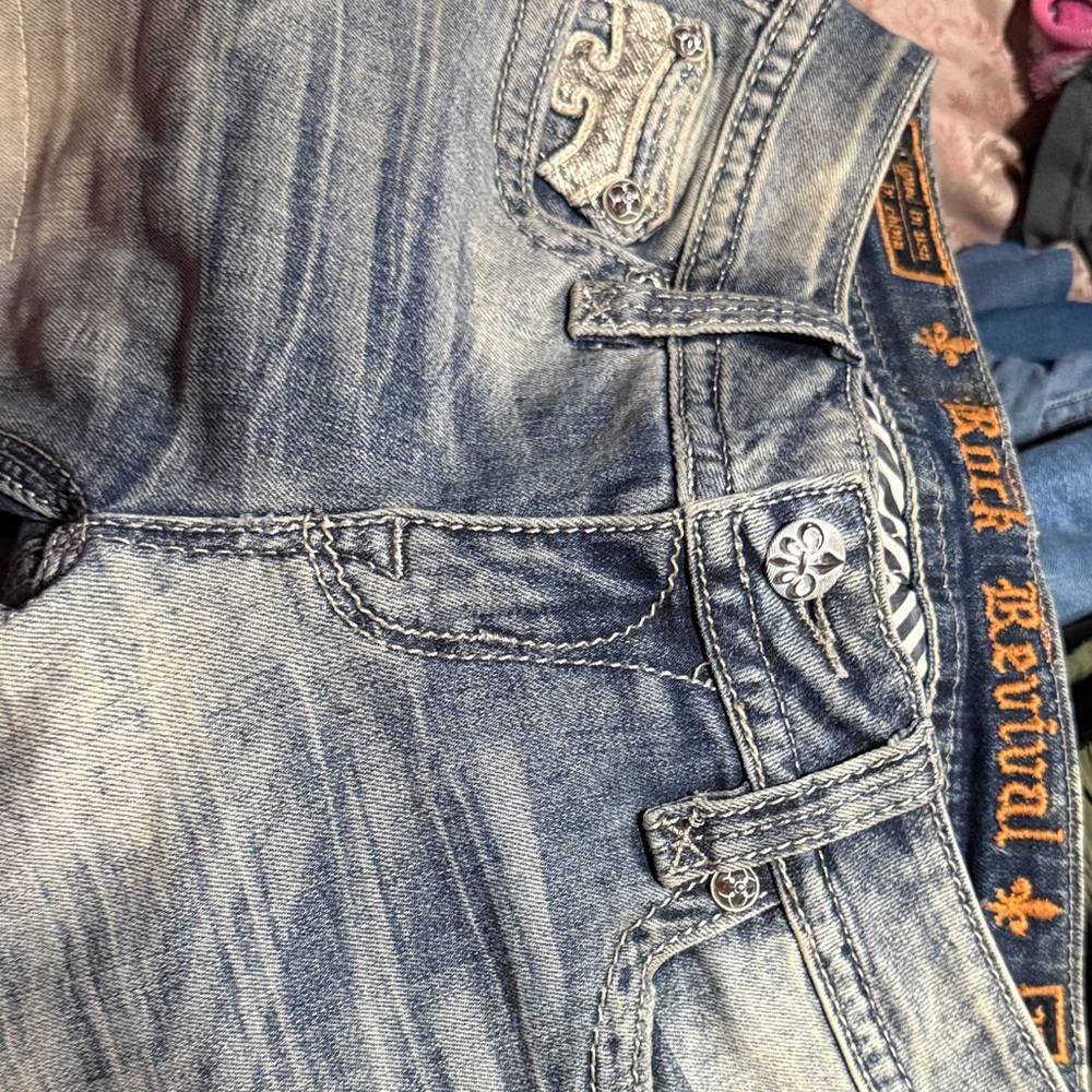 Rock Revival Light Blue Denim Jeans